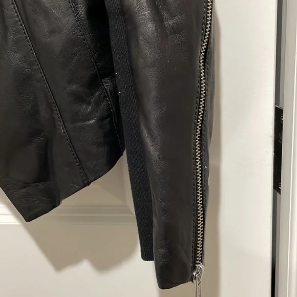 Trouve Black Leather Jacket